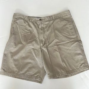 Club Room Khaki Flat Front Shorts